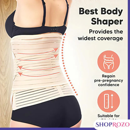 3 in 1 After Pregnancy & C Section Recovery Belly Support Body Shaper ( Recovery Belt )