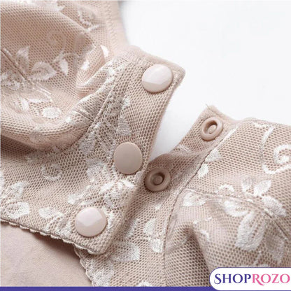 SHOPROZO Breastfeeding Bra 3 Button Front Open Bra Maternity Nursing Bra For Women - Imported Quality