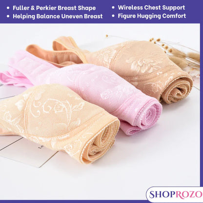 SHOPROZO Breastfeeding Bra 3 Button Front Open Bra Maternity Nursing Bra For Women - Imported Quality